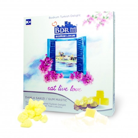 BDRM Damla Sakızlı Lokum Kutu 400gr