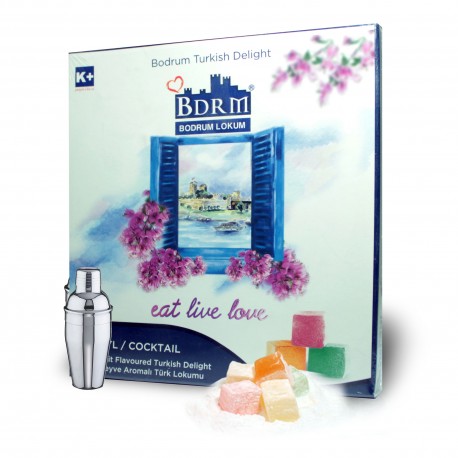 BDRM BODRUM Karışık Kokteyl Lokum Kutu 400gr